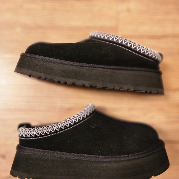 US 7-NEW UGG Women's Tazz II Sheepskin Genuine Shearling Lined Platform Slipper - Picture 11 of 16